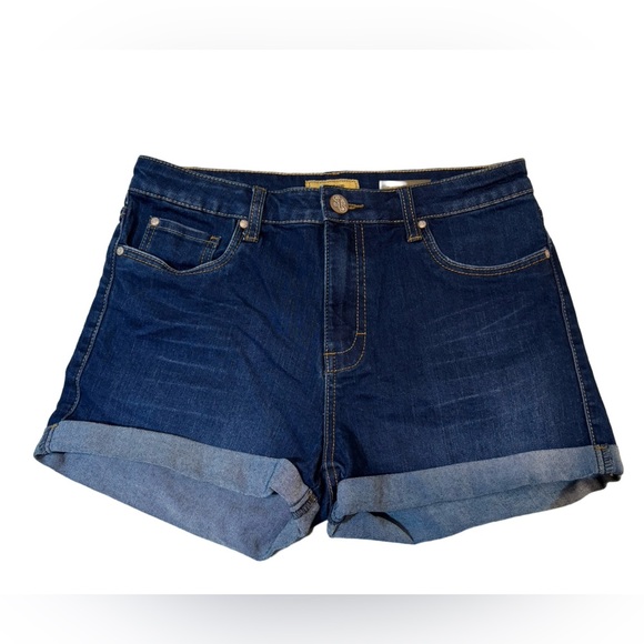 STS Blue Highwaist Size 11 Dark Denim Jean Shorts‎ - Picture 1 of 7